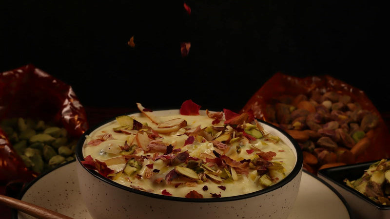 Afghan bolani stuffed flatbread with saffron yogurt dip made with Raihan Afghan Super Negin saffron