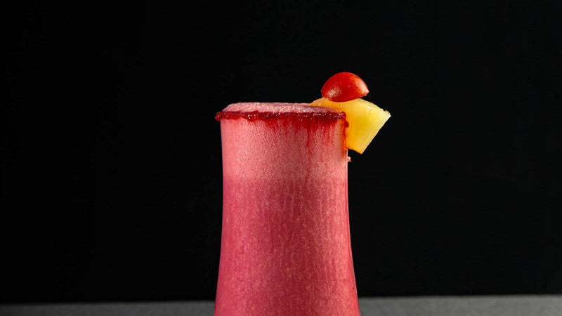 Chilled saffron lemonade with mint and ice, made with Raihan Afghan Super Negin saffron