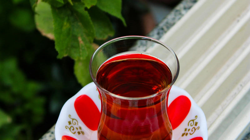 Cup of saffron tea in the evening with Raihan Afghan Super Negin saffron threads