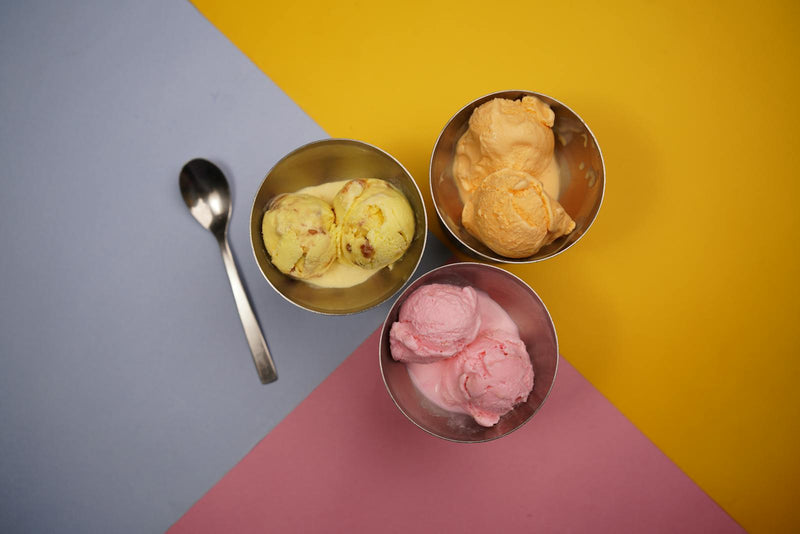Sheer yakh — Afghan saffron rosewater ice cream