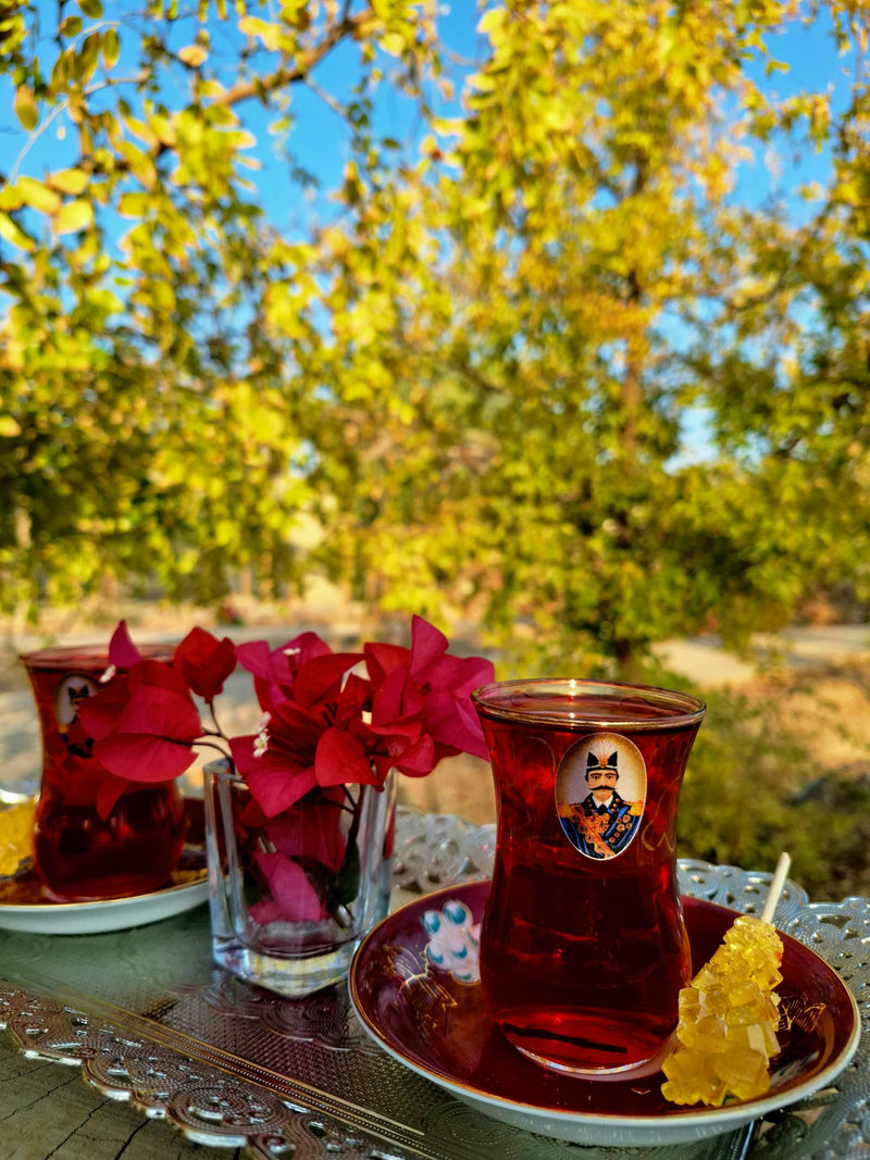 Saffron chai latte — Indian-style spiced tea