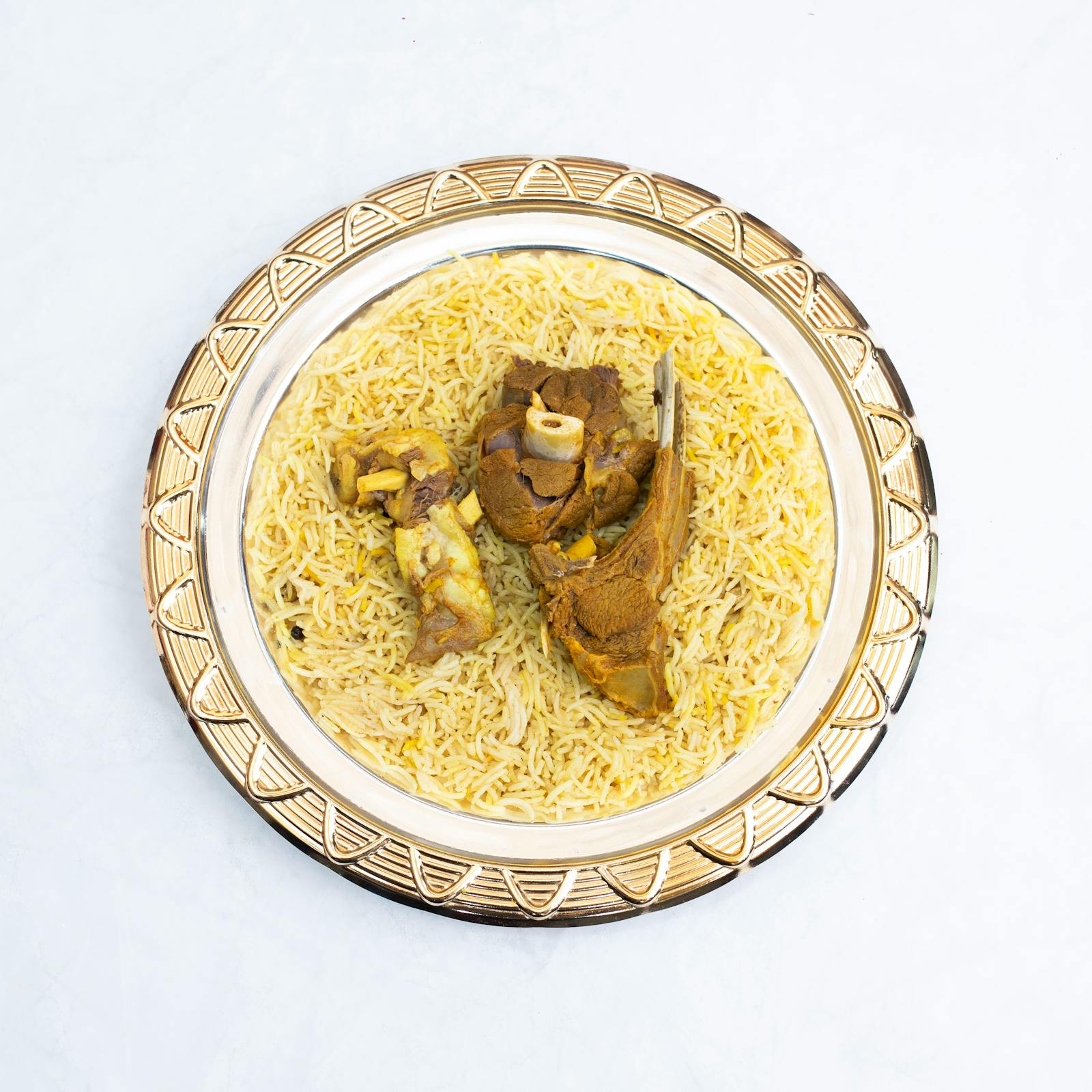 Zereshk polo — Persian saffron chicken with barberry rice