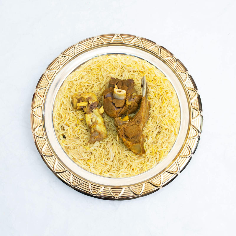 Zereshk polo — Persian saffron chicken with barberry rice