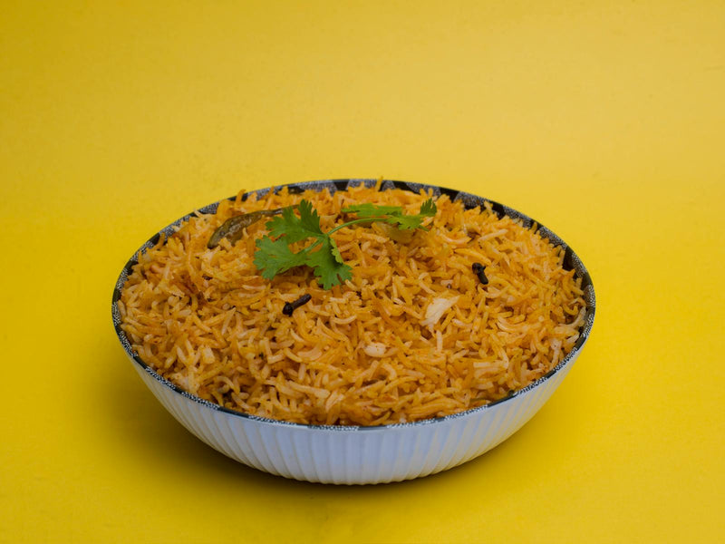 Vegetable saffron biryani — Hyderabadi-style veg dum