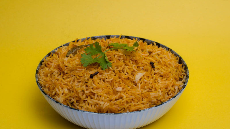 Vegetable saffron biryani, Hyderabadi-style veg dum biryani made with Raihan Afghan Super Negin saffron