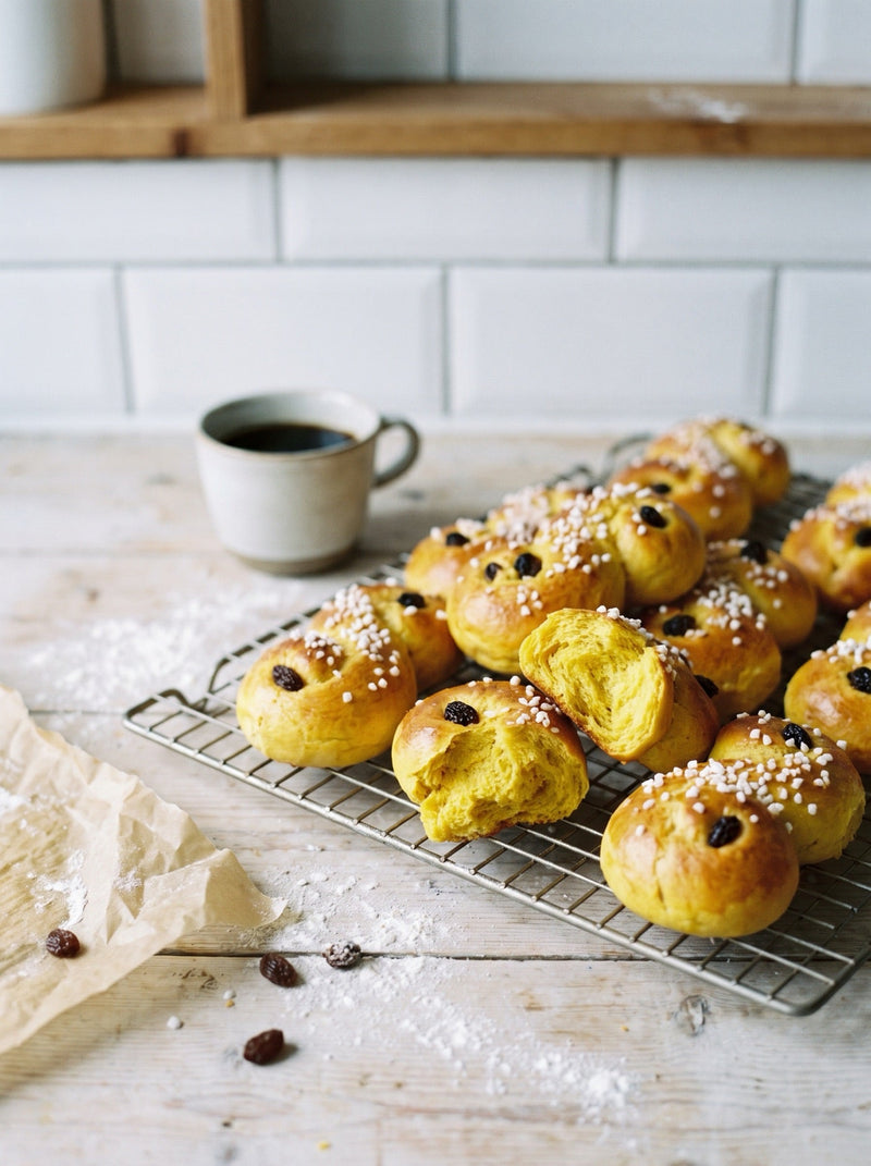 Saffron Cardamom Buns: Modern Lussekatter — Afghan Super Negin saffron recipe