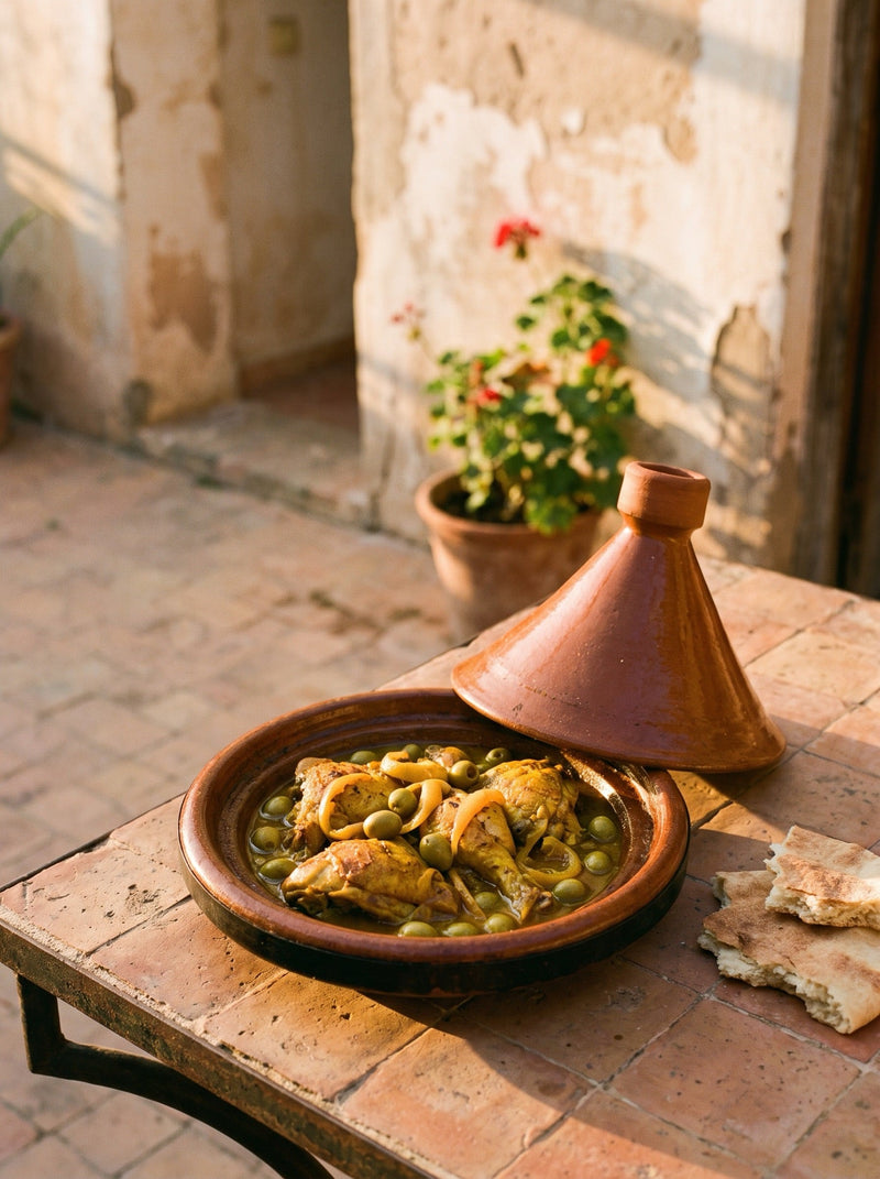Saffron Chicken Tagine with Olives & Preserved Lemon — Afghan Super Negin saffron recipe