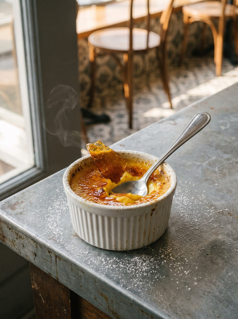 Saffron Crème Brûlée (Cardamom-Vanilla) — Afghan Super Negin saffron recipe