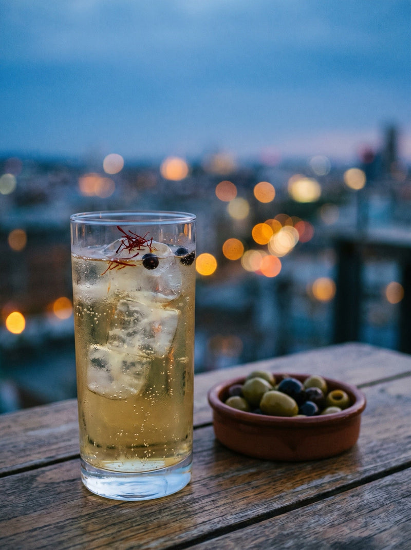 Saffron Gin & Tonic (Aromatic, Floral) — Afghan Super Negin saffron recipe