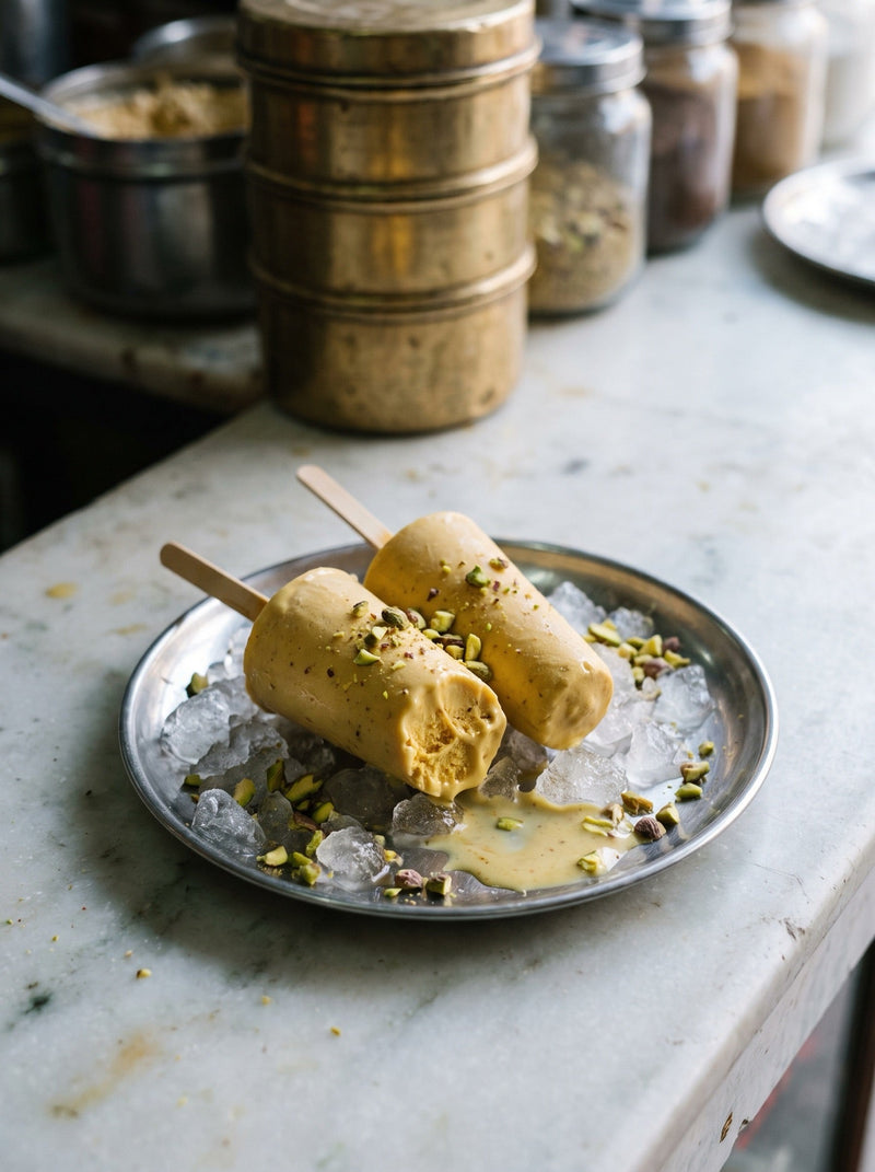 Saffron Kulfi: Indian Frozen Dessert with Pistachios — Afghan Super Negin saffron recipe