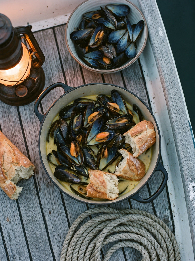 Saffron Mussels in White Wine (20-Minute Dinner) — Afghan Super Negin saffron recipe