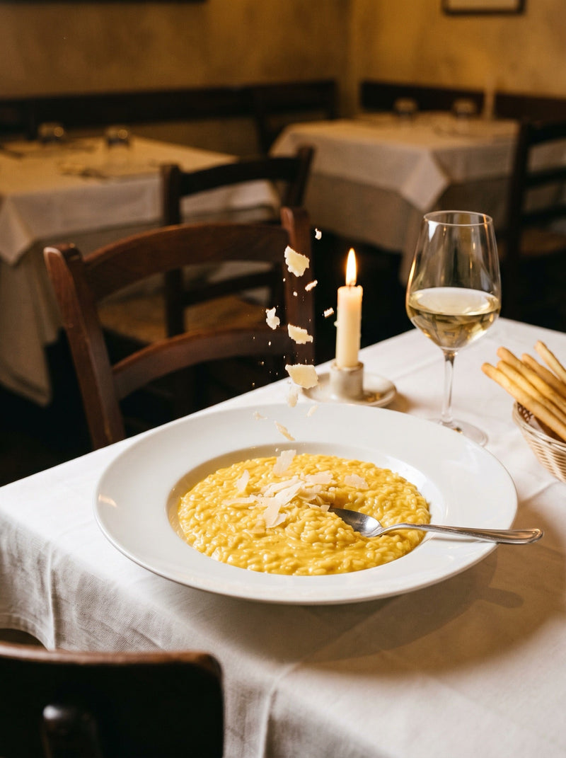 Risotto alla Milanese: Classic Saffron Risotto — Afghan Super Negin saffron recipe