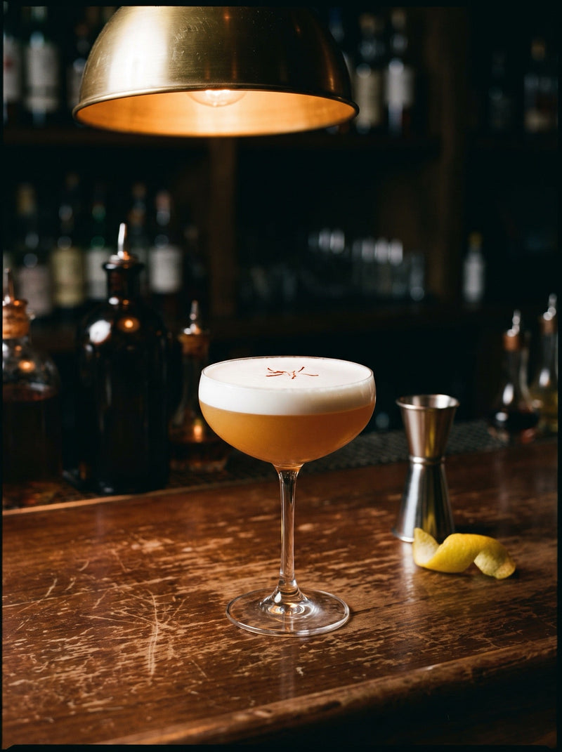 Saffron Whiskey Sour Cocktail — Afghan Super Negin saffron recipe