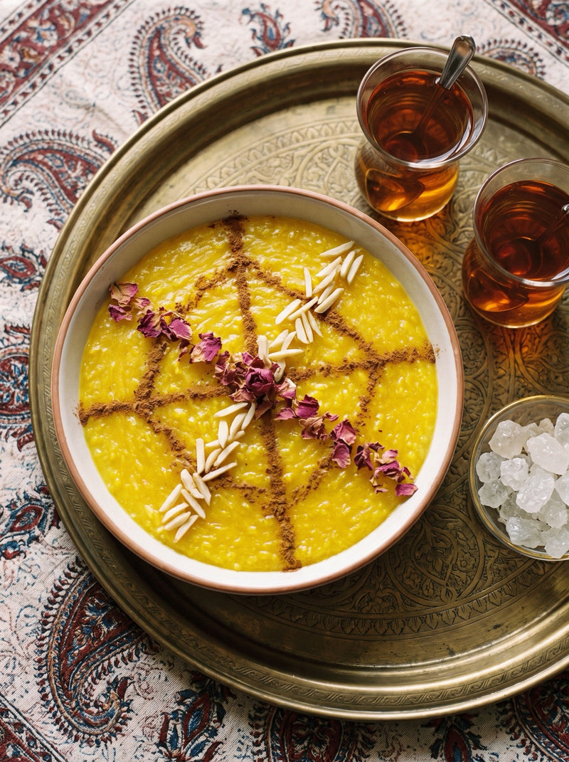 Sholeh Zard: Persian Saffron Rice Pudding — Afghan Super Negin saffron recipe