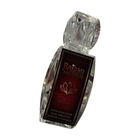 Raihan Saffron 2g glass bottle of Afghan Super Negin saffron threads on a white background